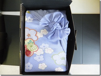 出産内祝い米　風呂敷包み