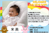出産内祝い米 カードデザイン-014