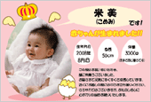 出産内祝い米 カードデザイン-012